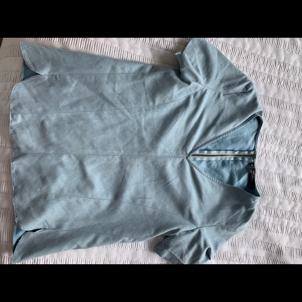 Zara blue shirt